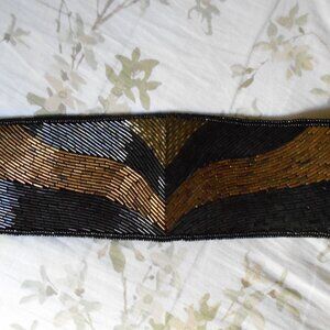 Vintage La Regale Ltd beaded belt sz S/M